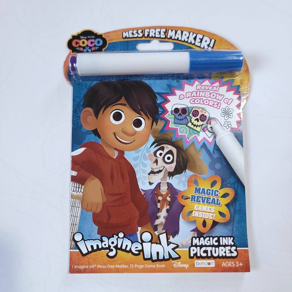 Imagine Ink Coloring Book Coco Disney Pixar Kids Gift Christmas Stocking Stuffer